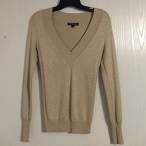 Express Design Studio Womens XS Gold Sweater
